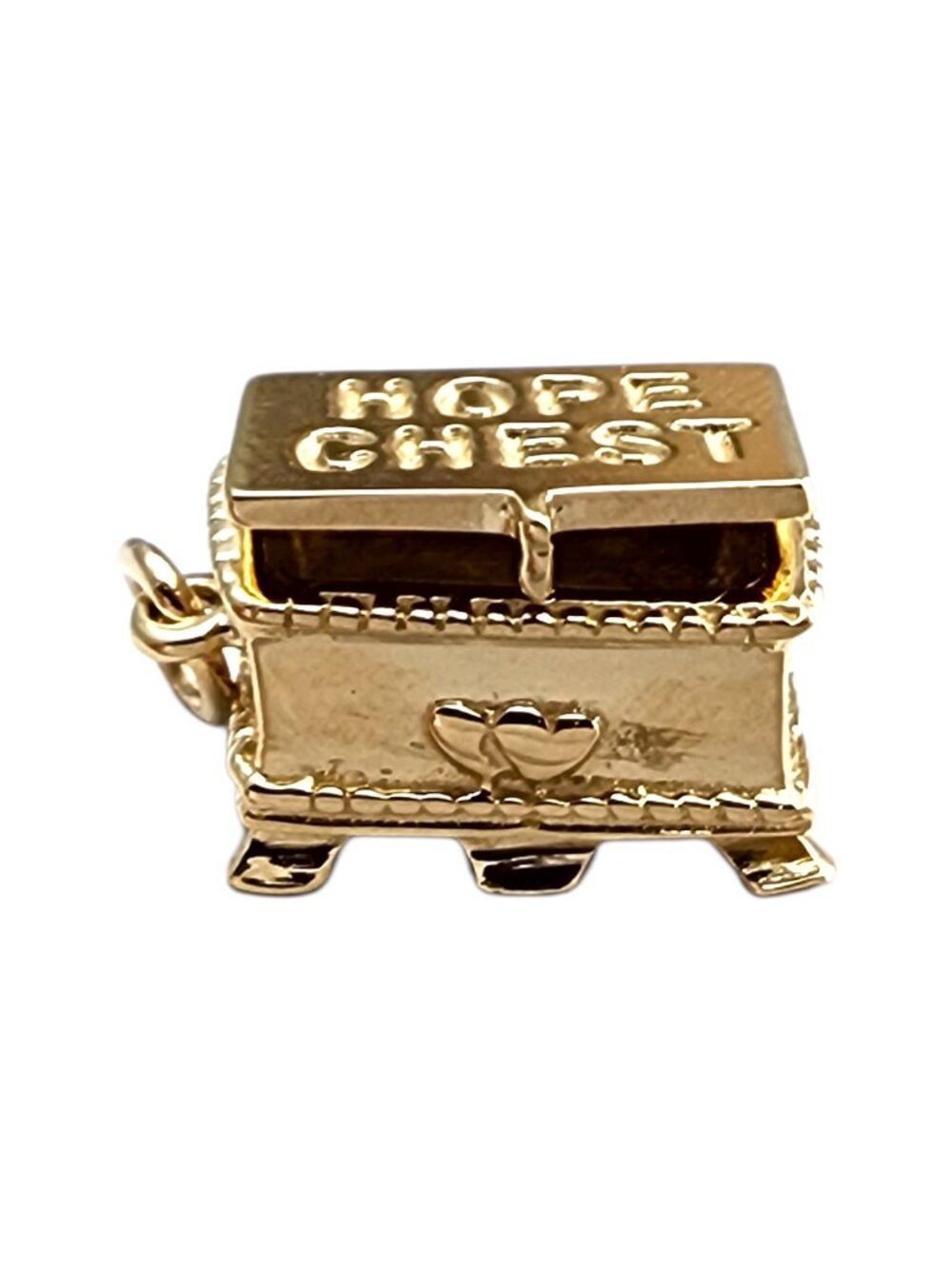 14 Karat Yellow Gold Hope Chest Charm #24246 - Picture 1 of 10